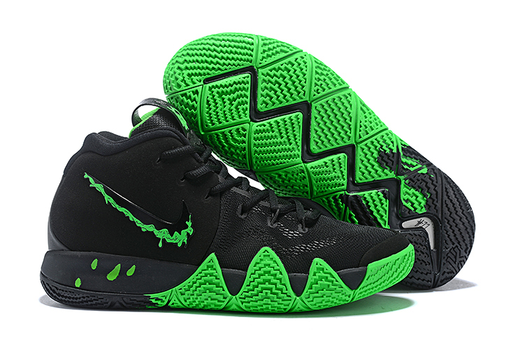 green and black kyrie 4
