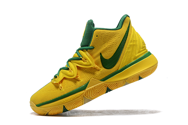 kyrie 5 green and gold