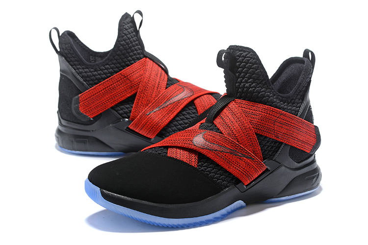 lebron soldier 12 black and red