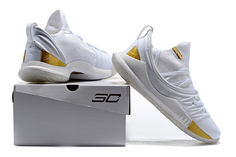 UA Curry 5 “Championship Pack” White 