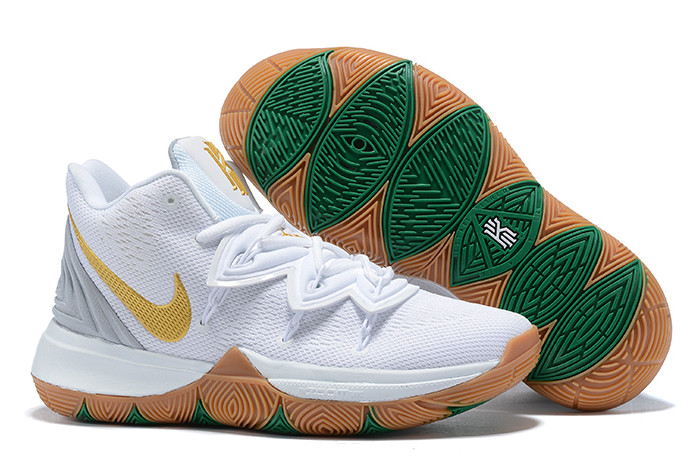 kyrie 5 green and gold