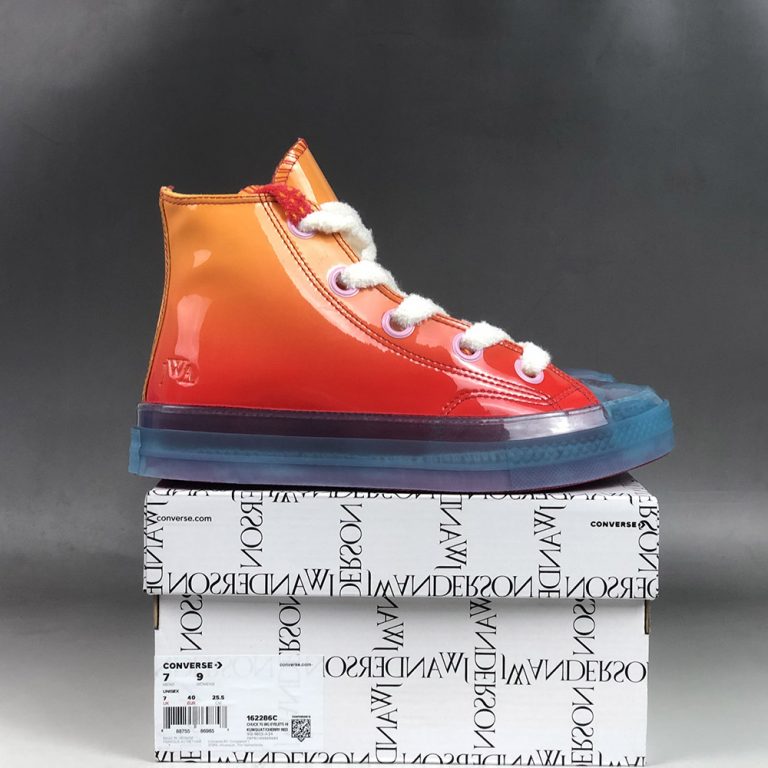 orange converse high tops uk