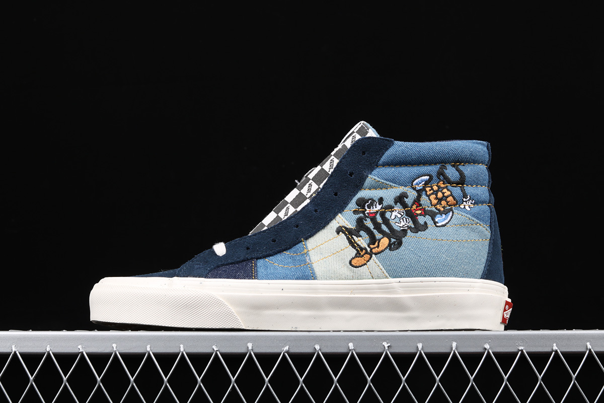 blue mickey mouse vans