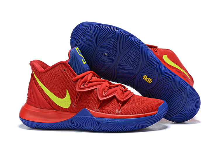 kyrie red white blue