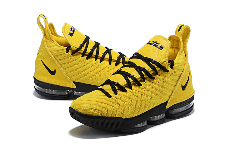 lebron 16 yellow and black cheap online