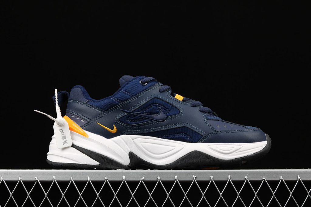 nike m2k tekno orange and blue