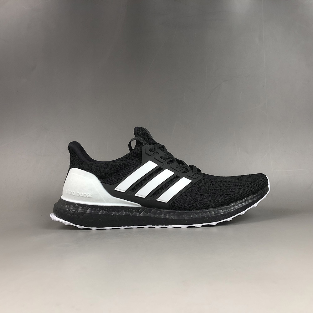 adidas ultra boost black white stripes