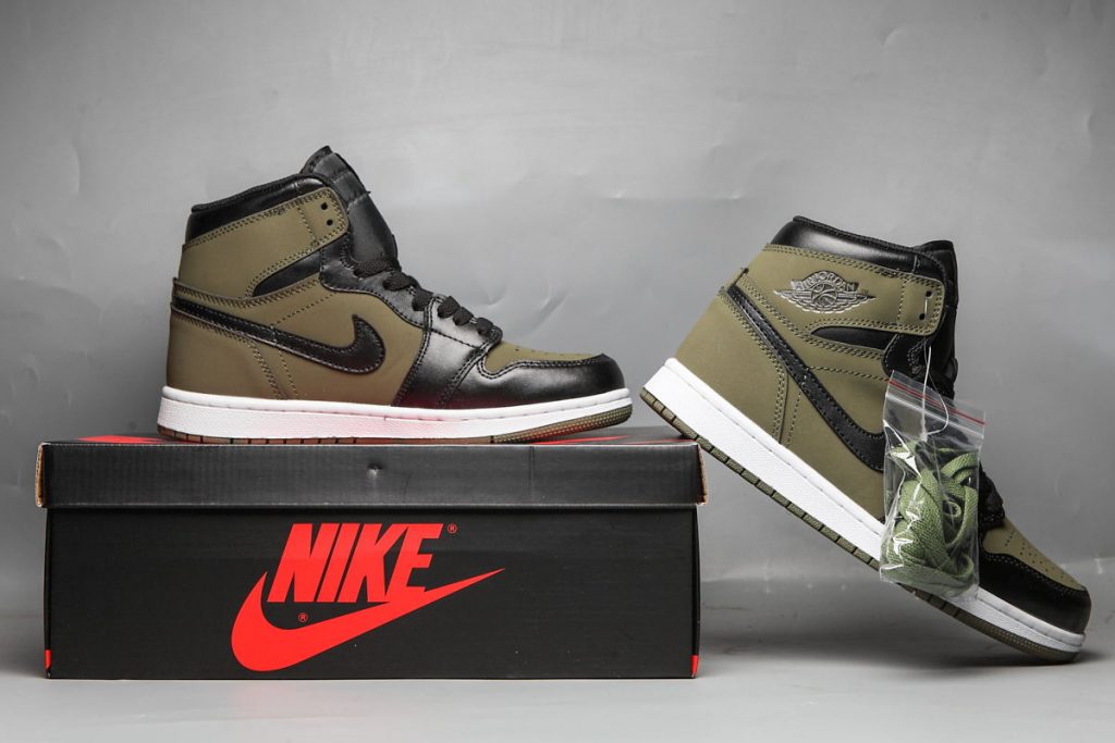 jordan 1 low curry olive