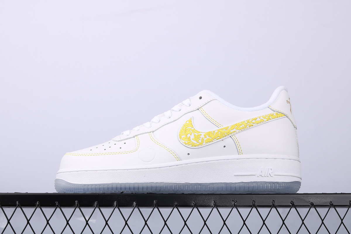 Nike Air Force 1 '07 LV8 White/Mtlc Vivid Gold-Desert For Sale – The Sole  Line