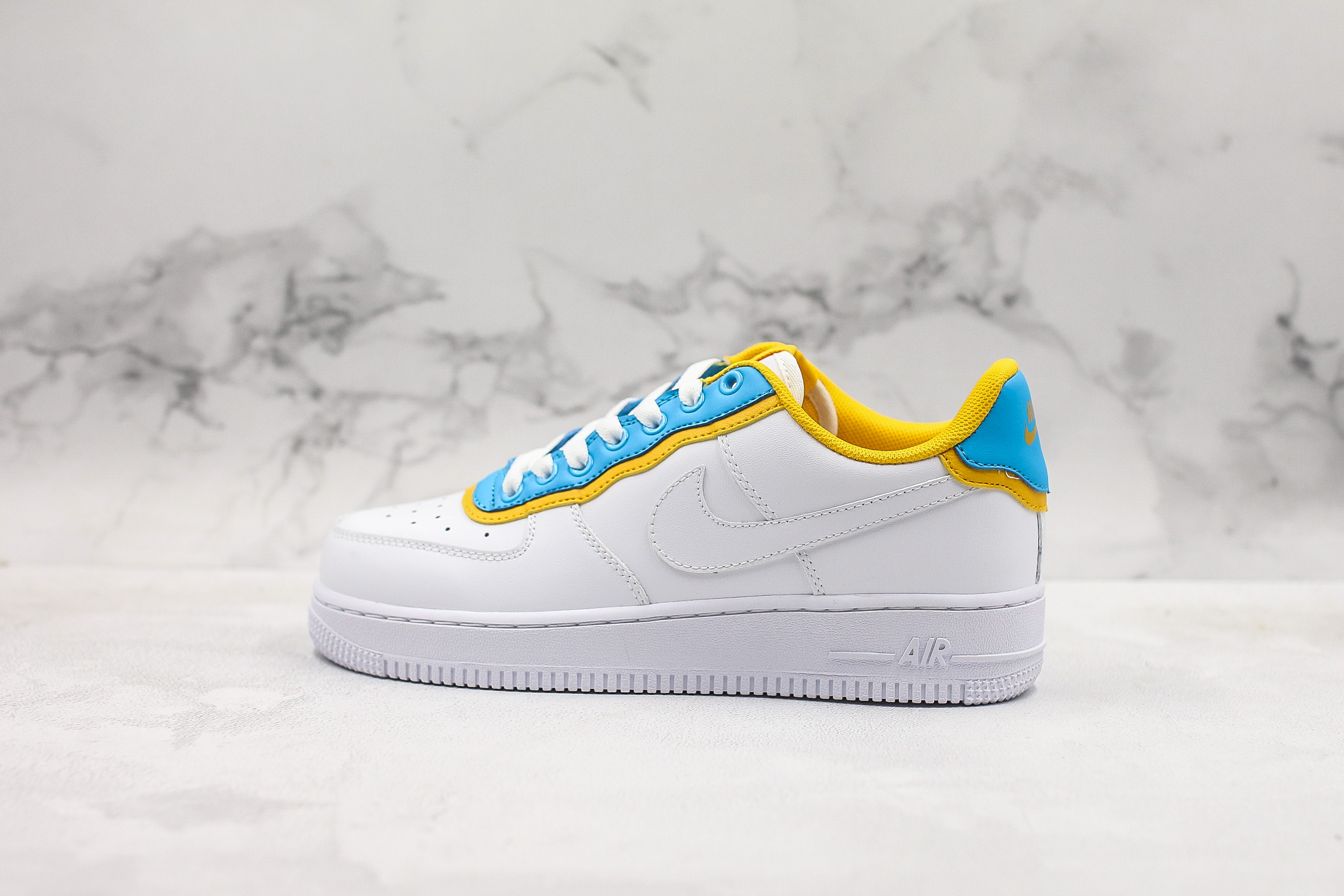 air force 1 yellow blue