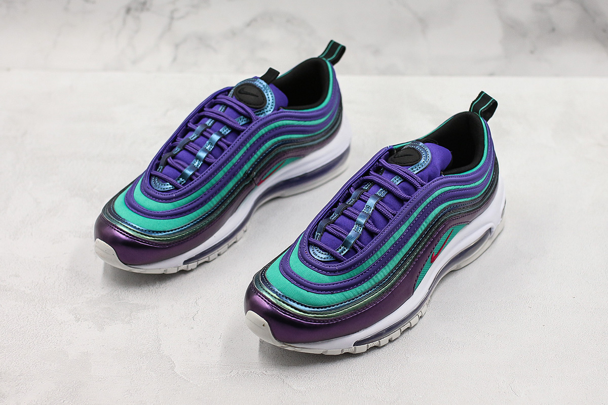 purple blue and pink air max 97