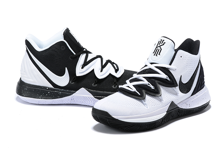 nike kyrie 5 black and white cheap online