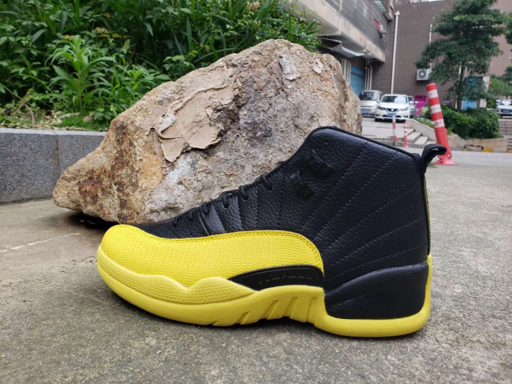 black and yellow 12s size 6.5