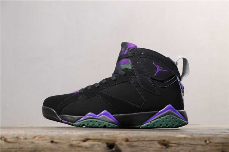 Air Jordan 7 “Ray Allen” Black/Fierce Purple-Dark Steel Grey On Sale ...