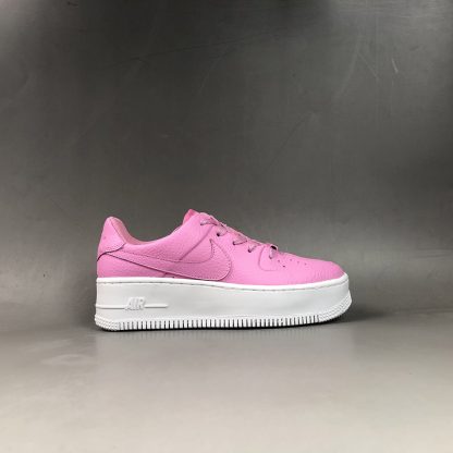 nike air force 1 sage low pink and white