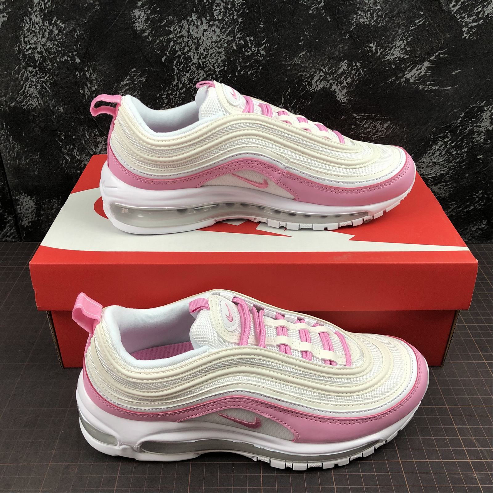 97 pink and white