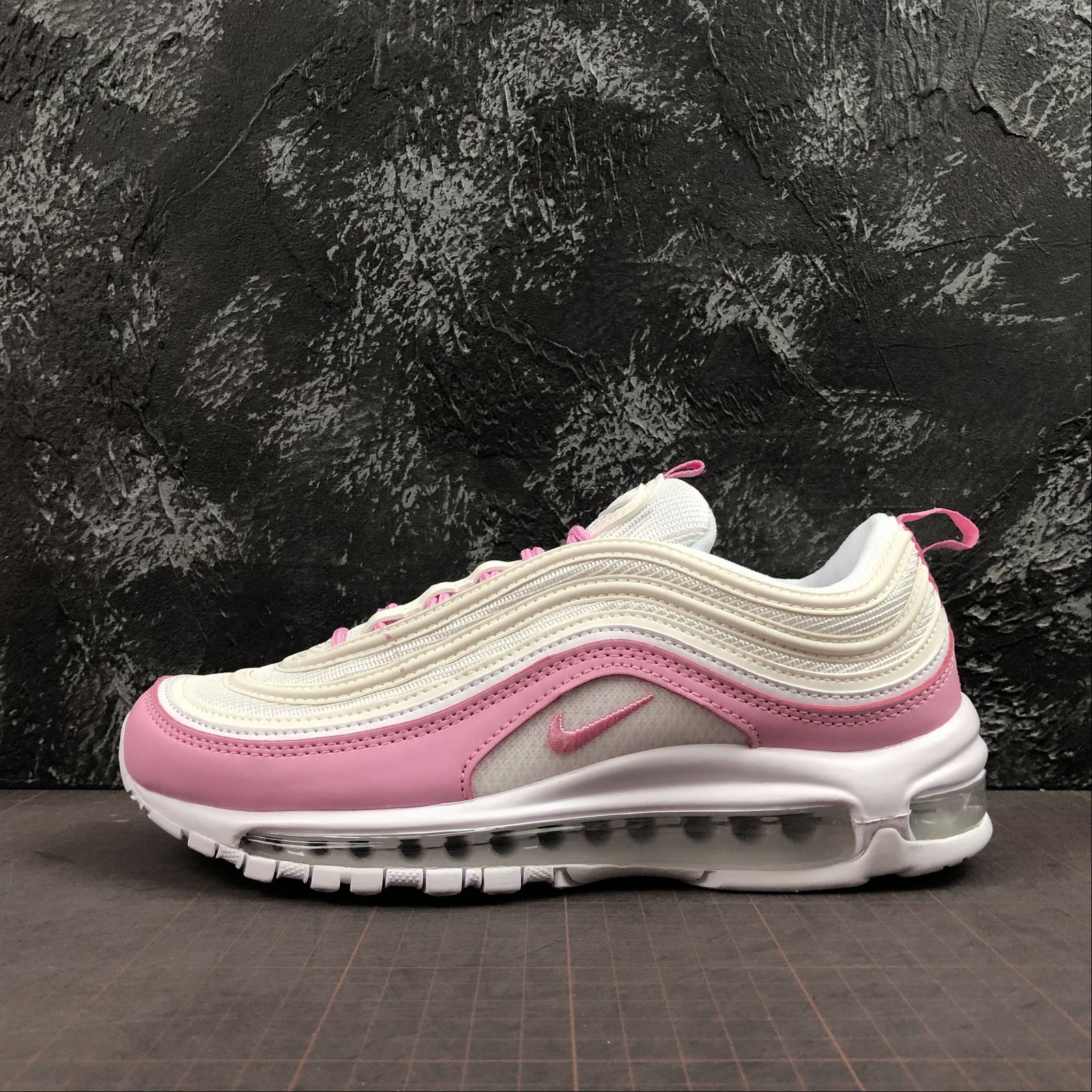 womens air max 97 pink and white