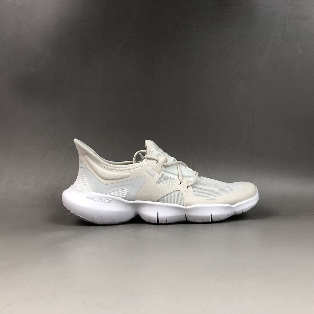 Nike Free RN 5.0 Platinum Tint/White/Volt Running Shoes – The Sole Line
