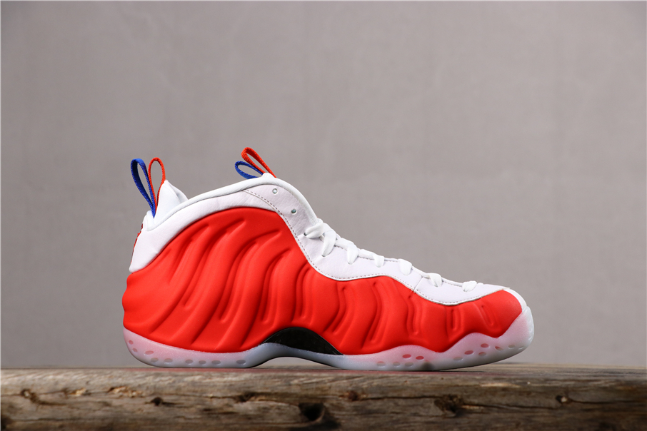 nike foamposite red white and blue