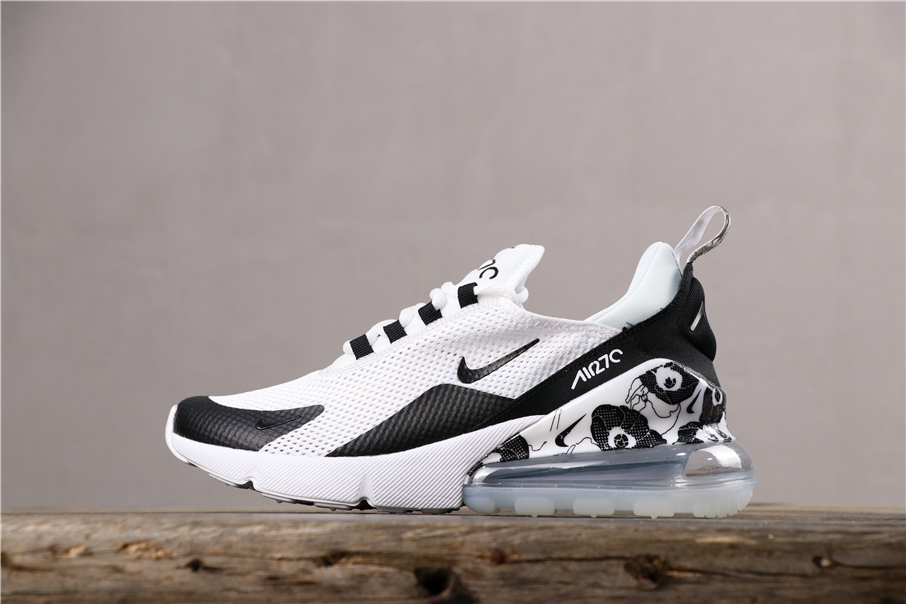 black and white flower air max 270