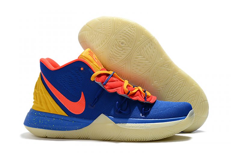 Nike Kyrie 5 Blue/Orange-Red For Sale – The Sole Line