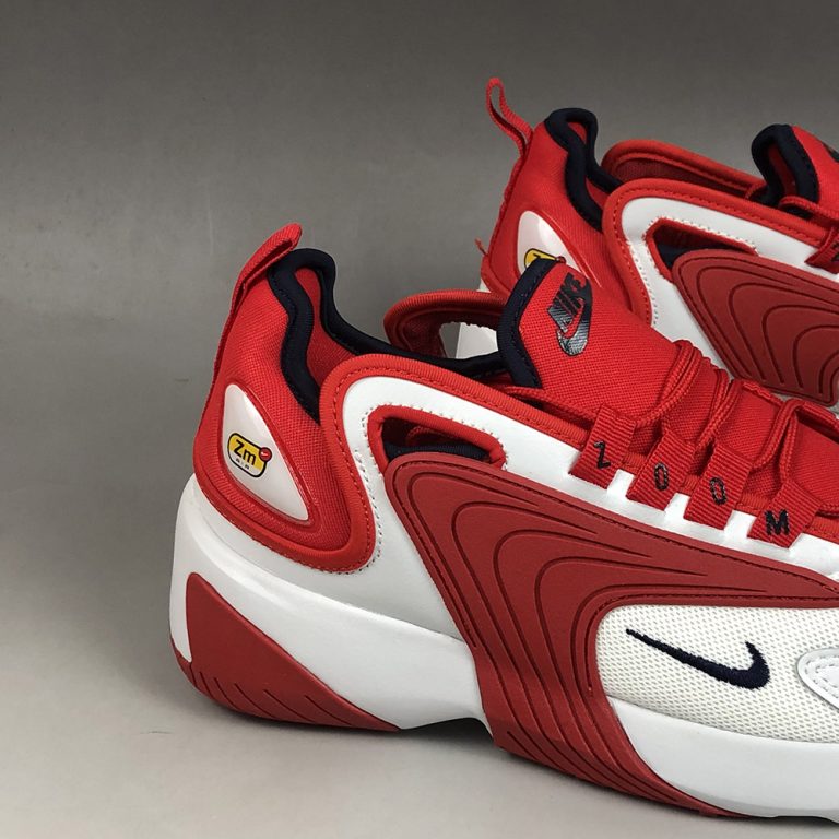 red nike zoom 2k