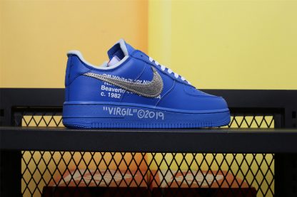 off white air force 1 blue for sale
