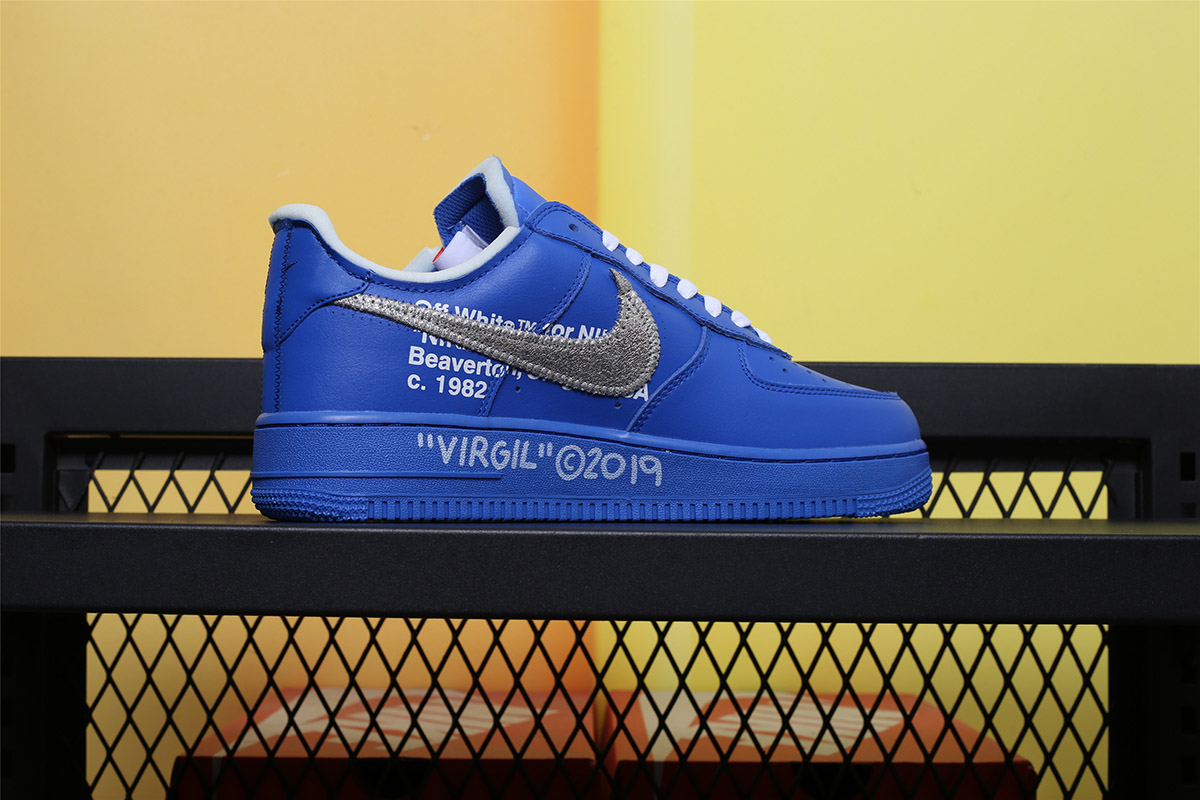 nike air force 1 university blue off white