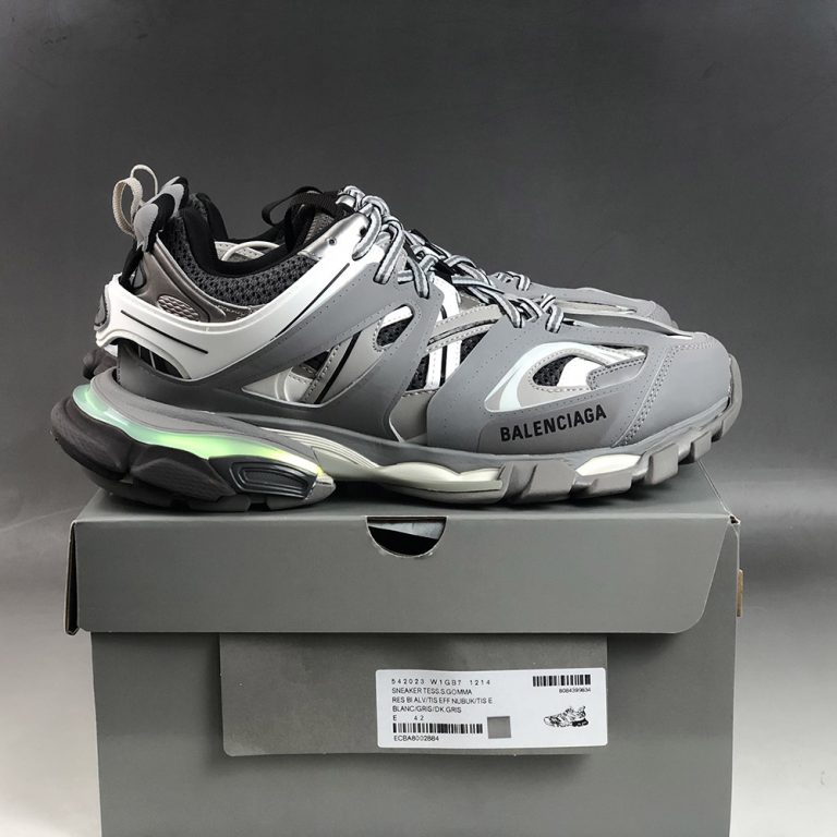 Balenciaga LED Track Trainers Grey 2019 Lighted Sole – The Sole Line