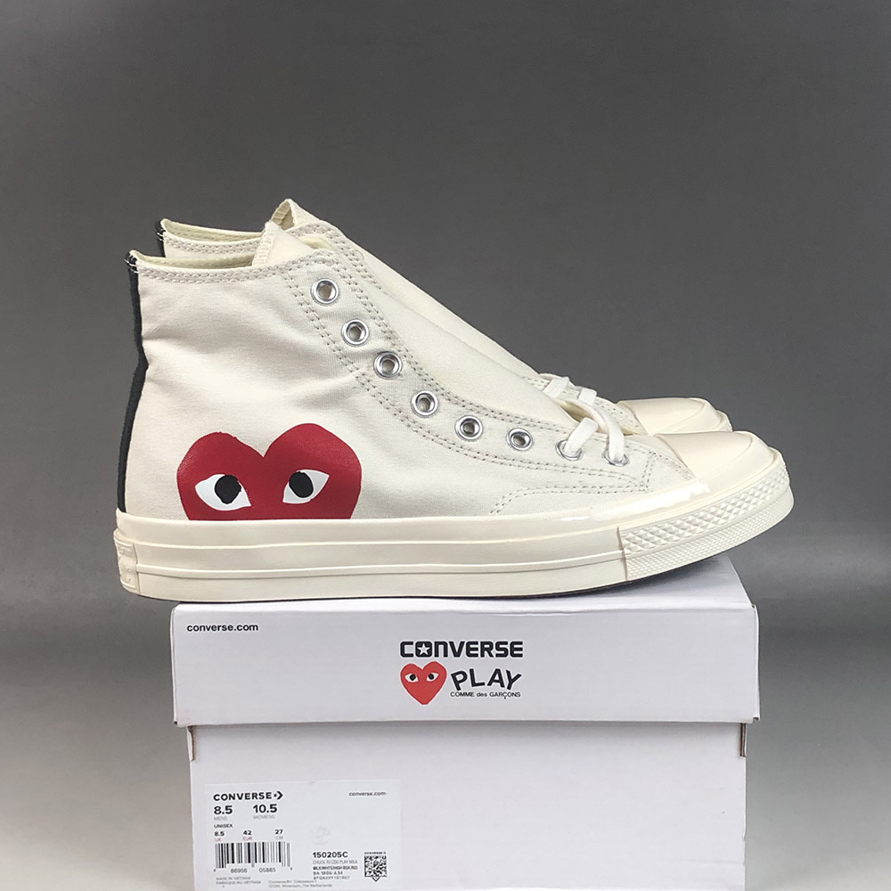 comme des garcons play converse sizing