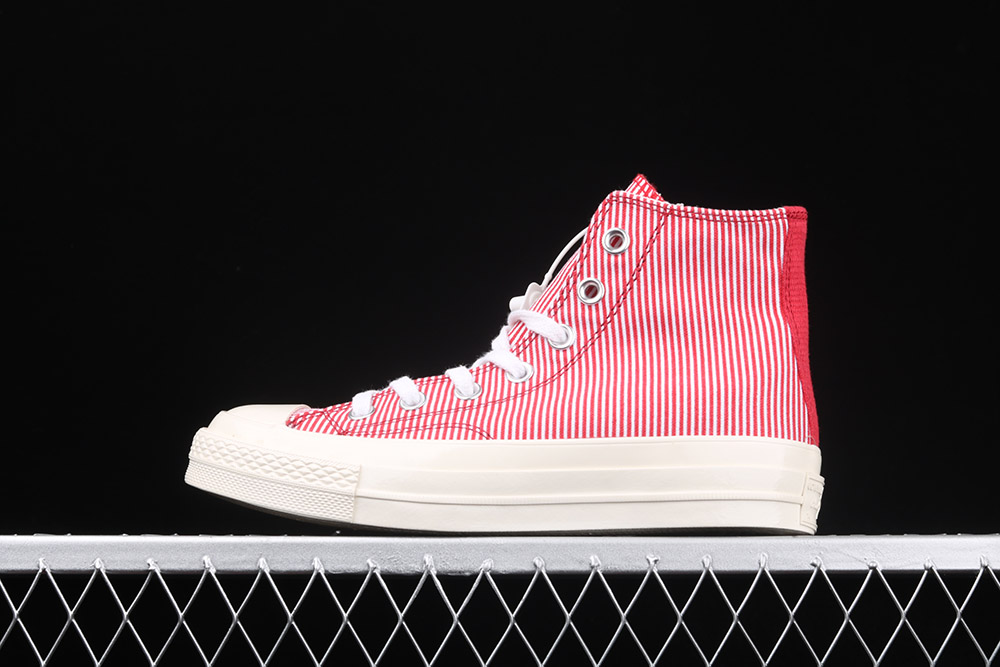 pink striped converse