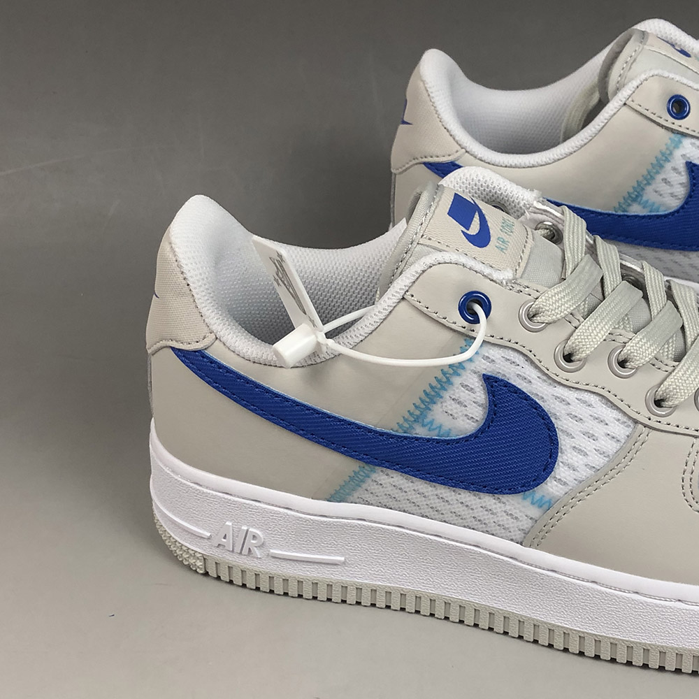 air force 1 blue and grey