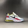 nike air max 270 react w phantom light blue  and  red
