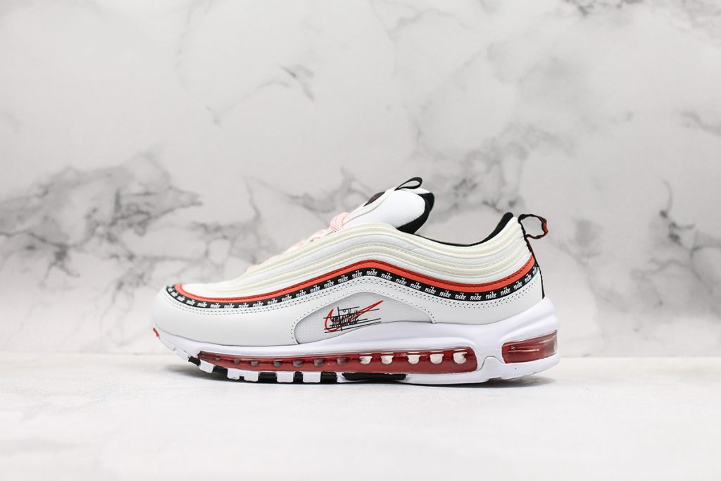 air max 97 white and red