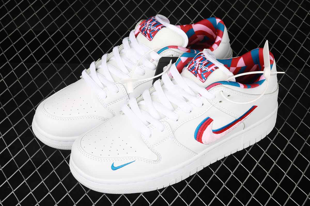 Parra x Nike SB Dunk Low White For Sale – The Sole Line
