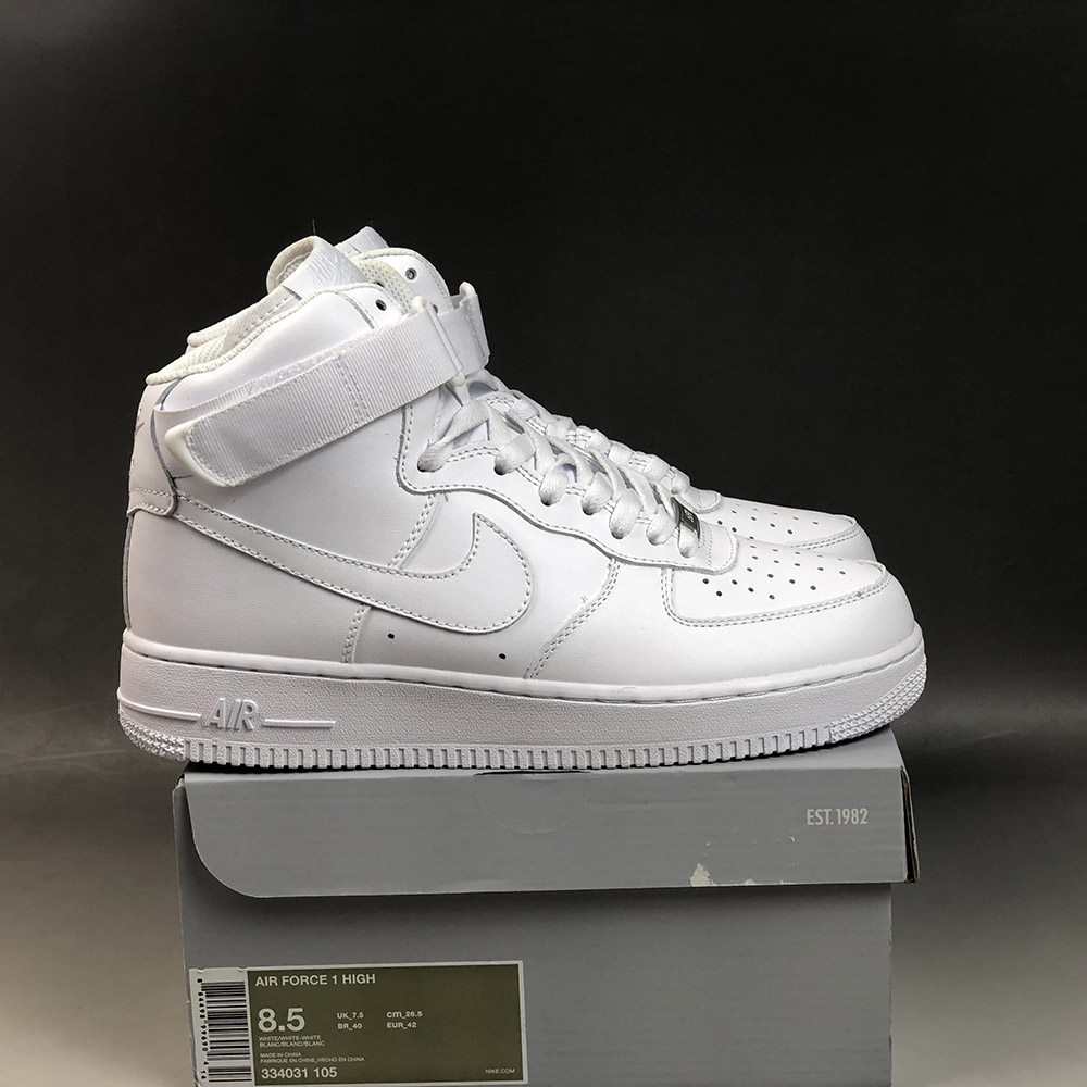 Nike Air Force 1 High Tirple White For 