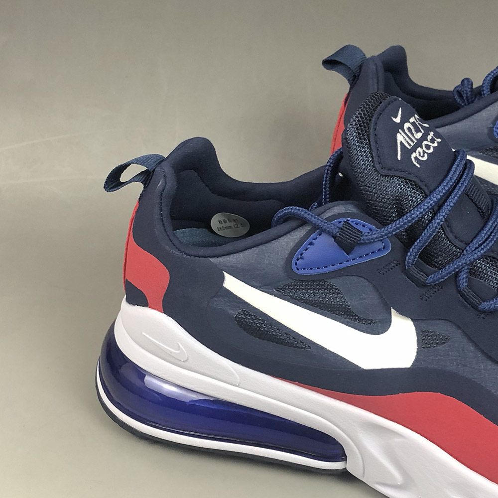 nike air max 270 navy blue and red