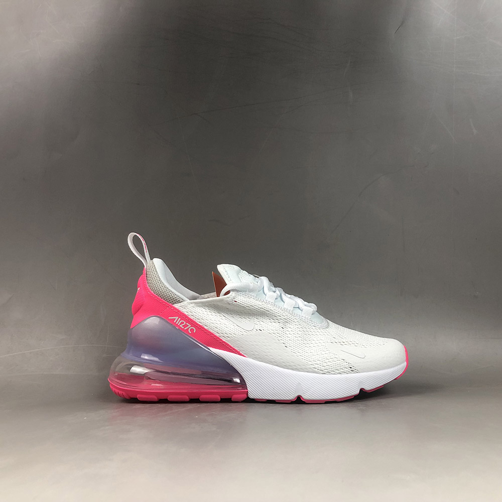 womens air max 270 white and pink