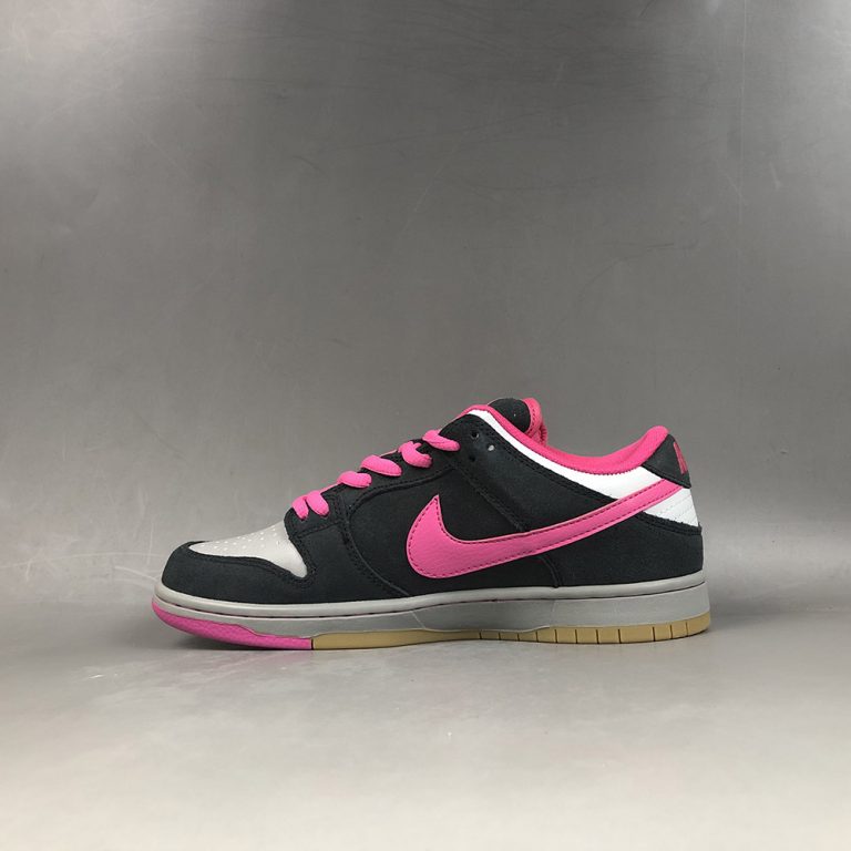 nike dunk low black pink foam