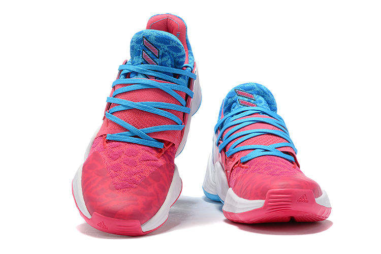 adidas Harden Vol. 4 Pink Blue For Sale 