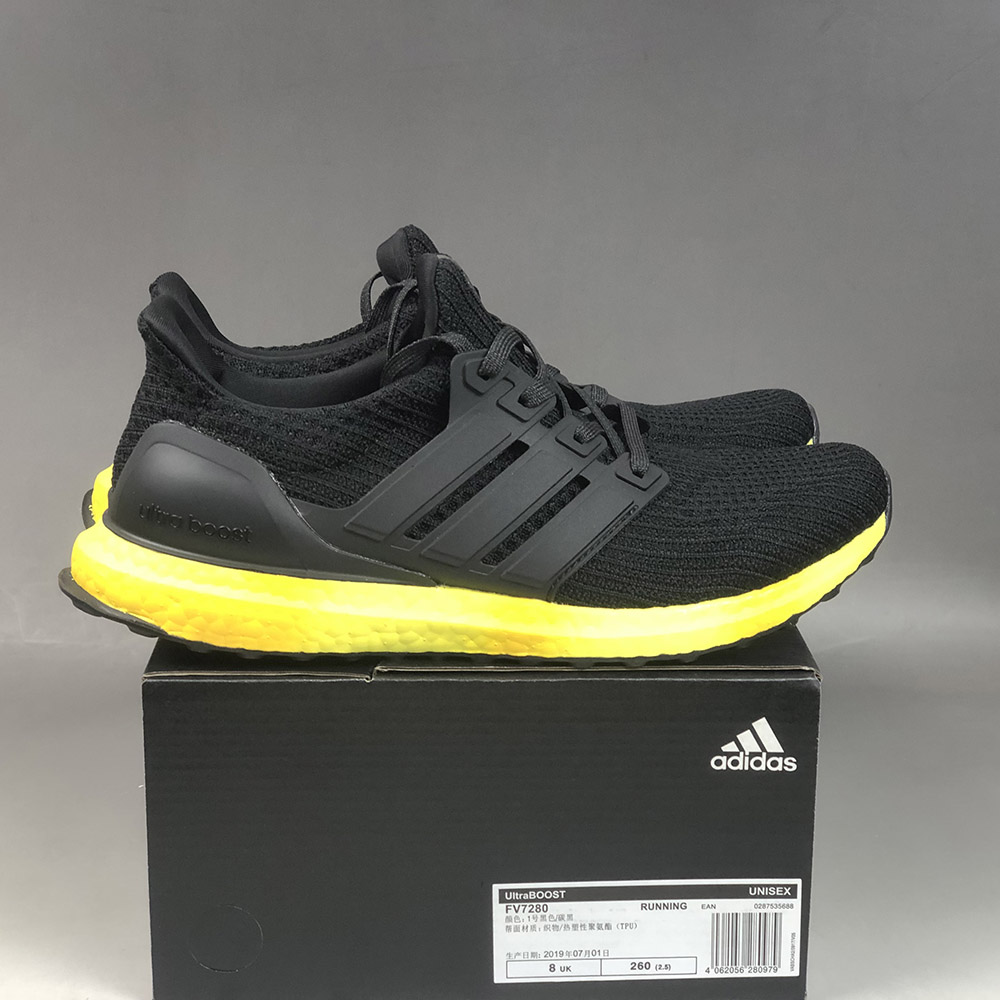 adidas Ultra Boost “Rainbow” Core Black/Yellow For Sale – The Sole Line
