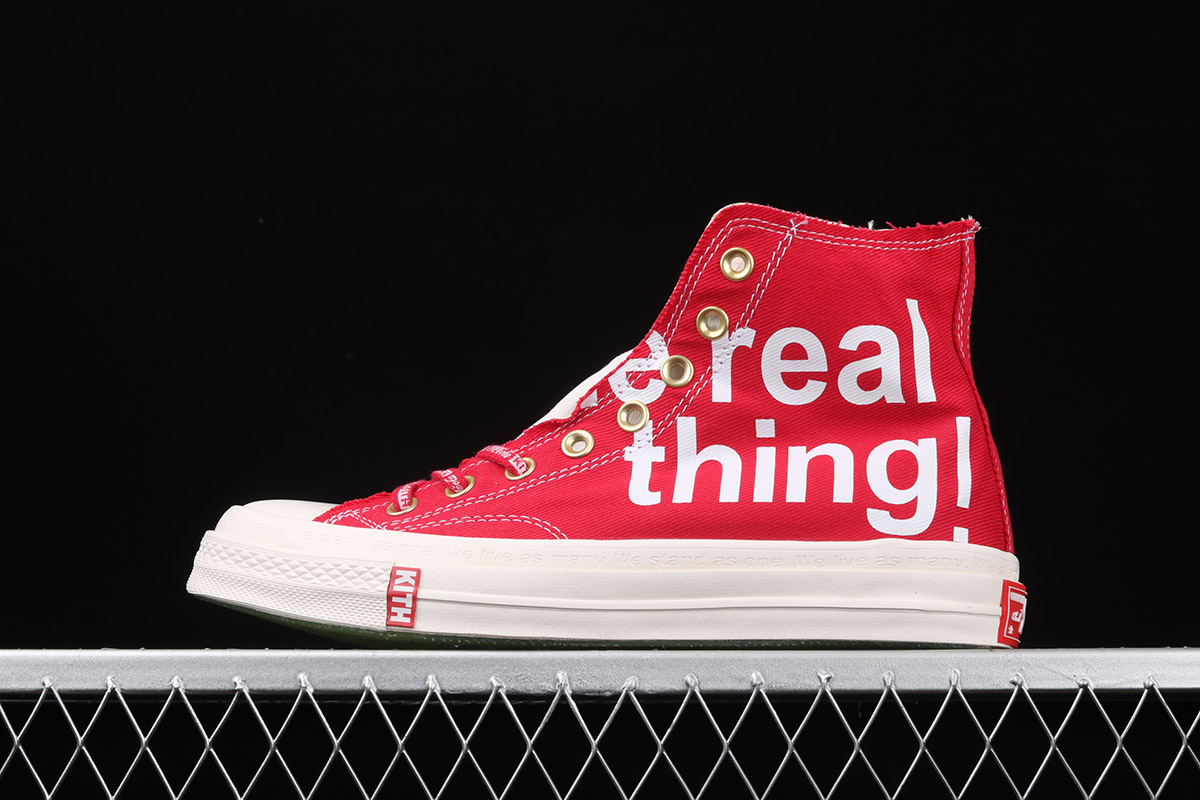 red and white converse