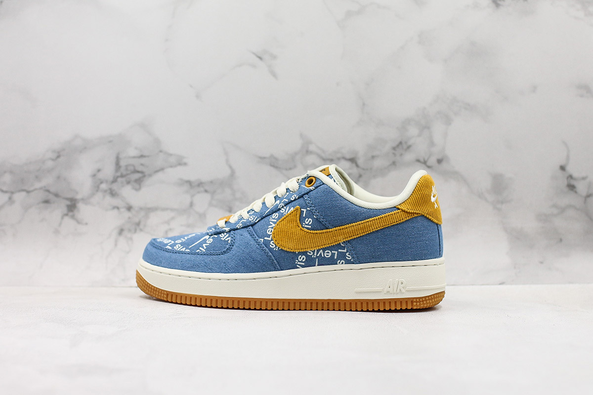 Levi's Nike Air Force 1 Low 'By You' Denim For Sale – The Sole Line