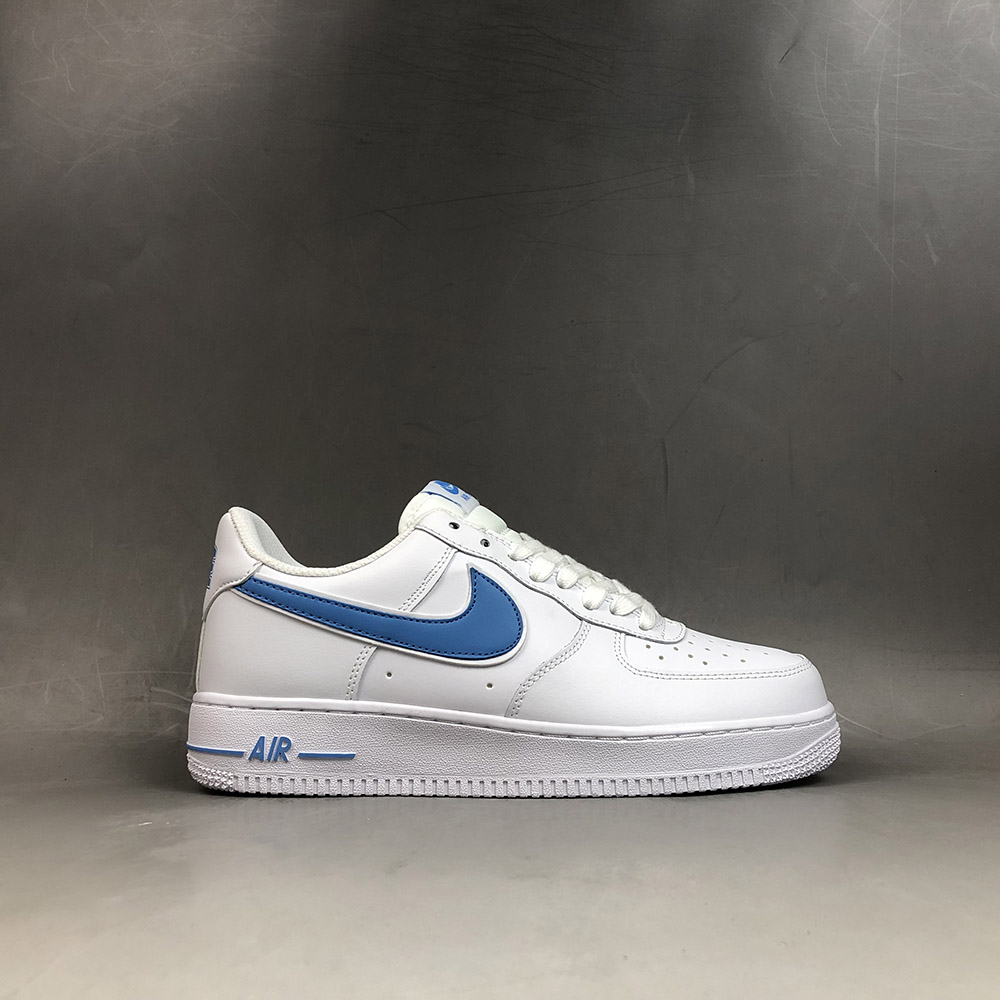 nike white and blue air force 1