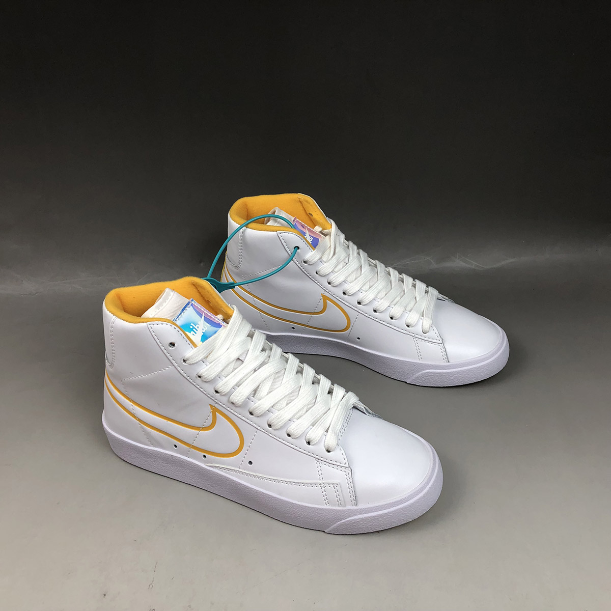 clear gold nike shoes
