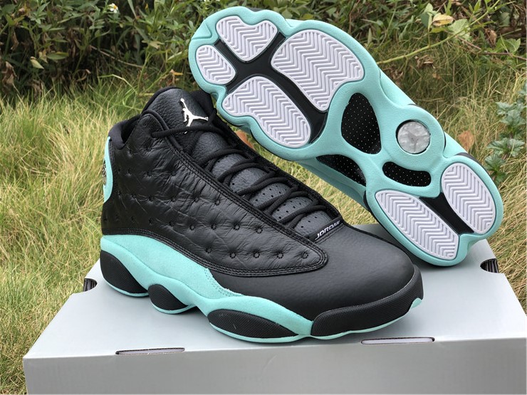 black and turquoise 13s