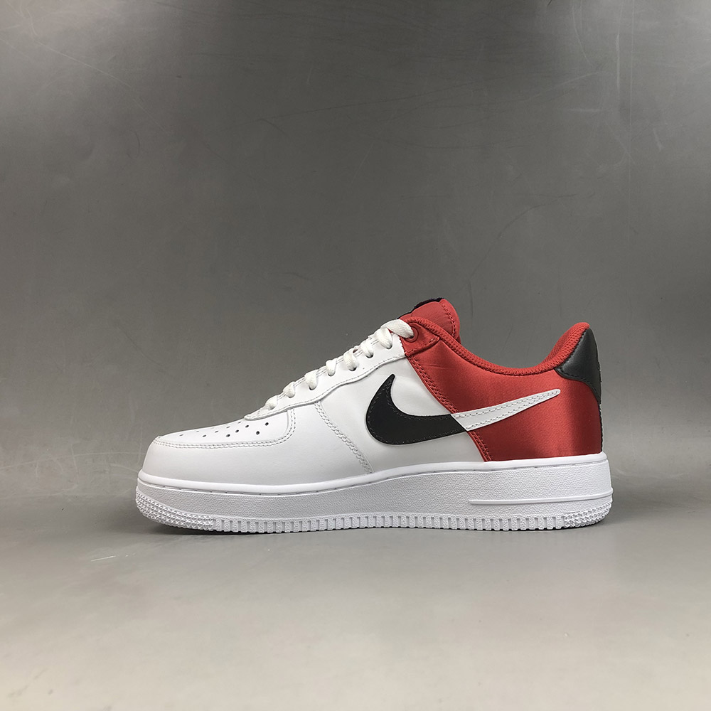 nike air force 1 nba white and red