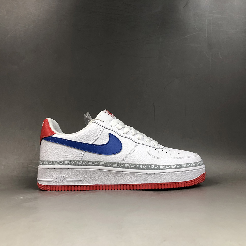 nike shoes white red and blue