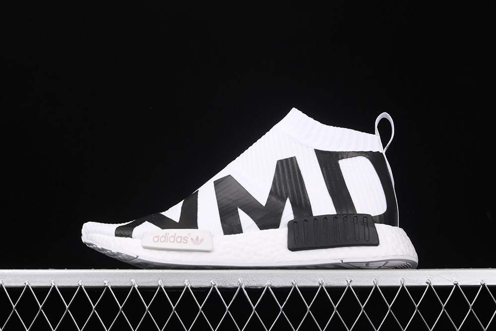 adidas NMD CS1 Primeknit Black White 