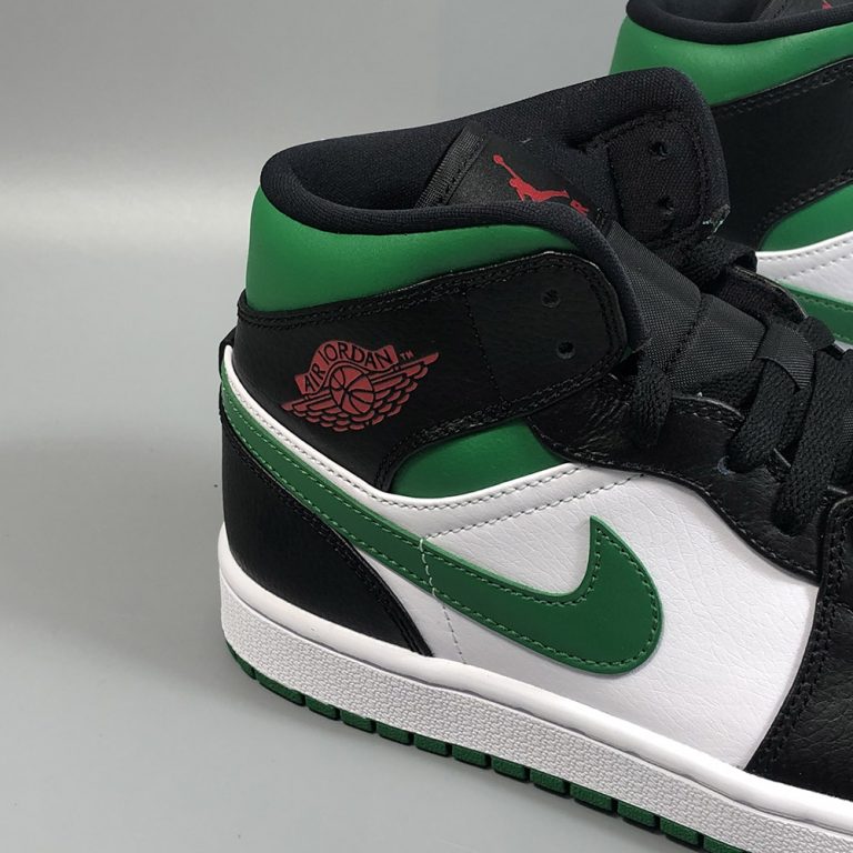 air jordan 1 pine green red laces